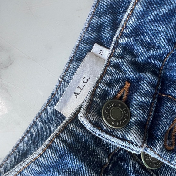 A.L.C. Indigo Denim Pants - Picture 1 of 10
